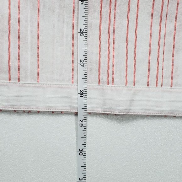 UNTUCKit Women Durfort Popover Tunic 100% Cotton White & Highlighter Pink Stripe - Picture 10 of 16